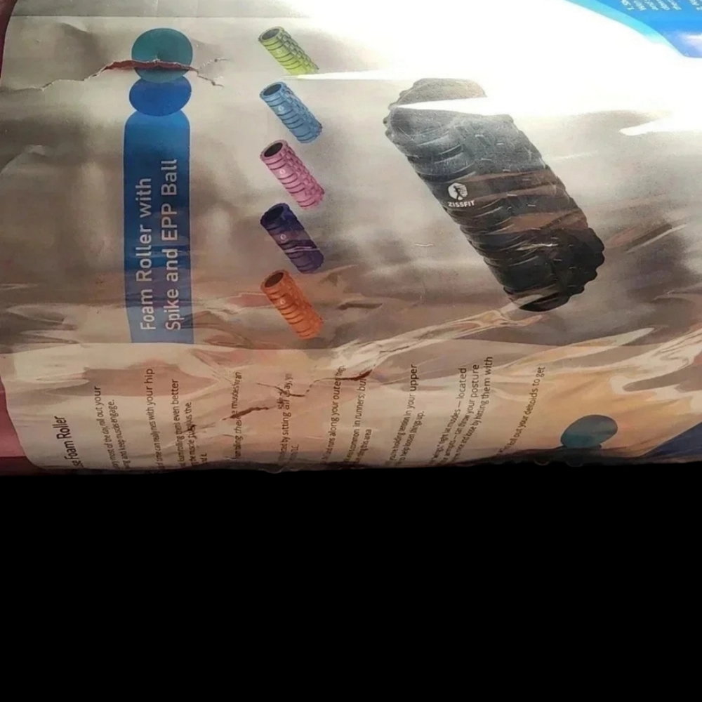 Zissfit Hollow Core Foam Roller with Spike and EPP Ball, and Carrying Bag - Picture 6 of 9